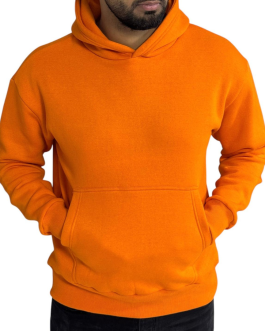 Blanco Hoodie Heavy Kwaliteit – Oranje