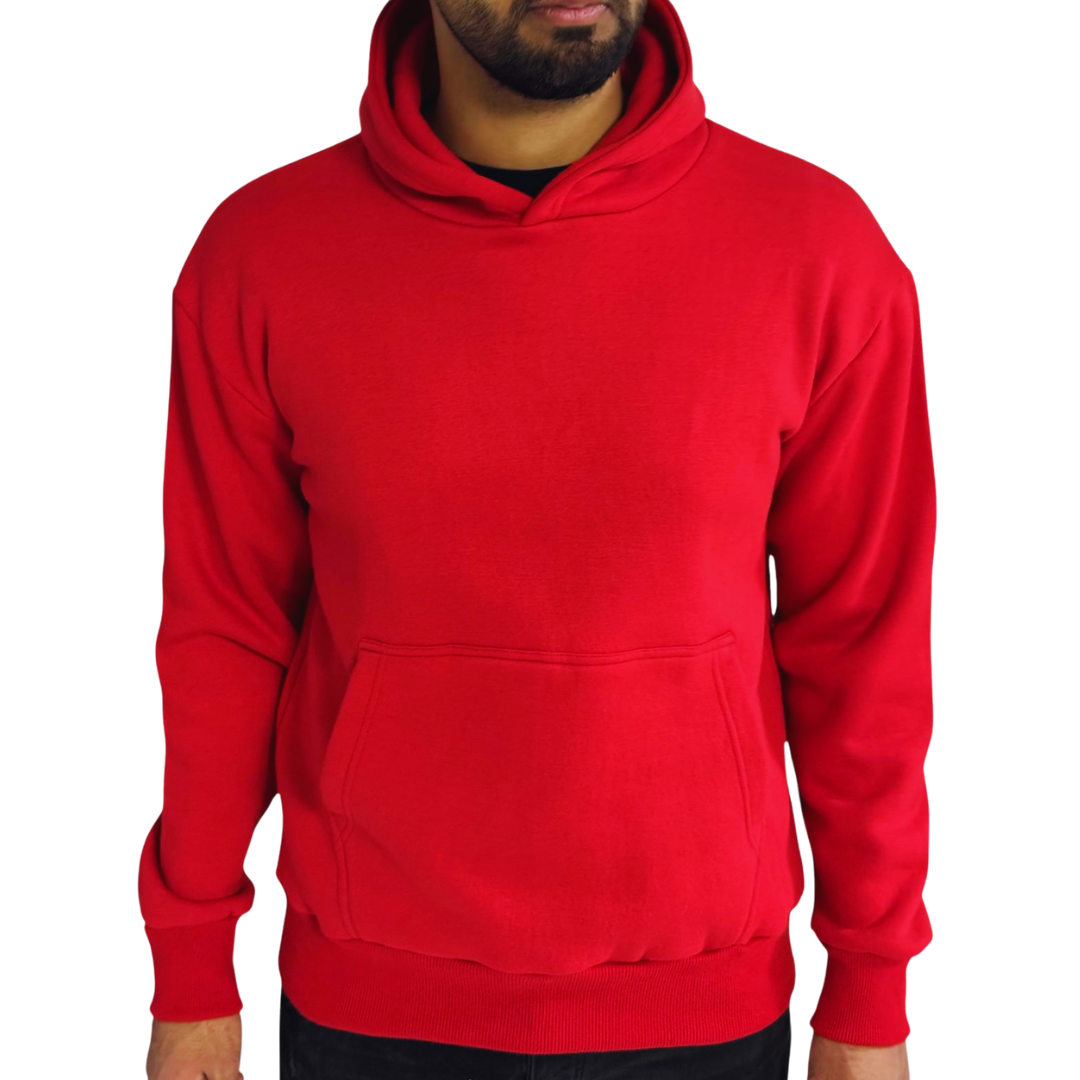 Blanco Hoodie Heavy Kwaliteit - Oranje - rood