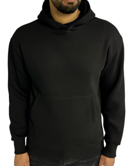 Blanco Hoodie Heavy Kwaliteit – Zwart